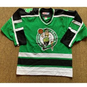 Boston Celtics CCM Green NBA Hockey Jersey Mens